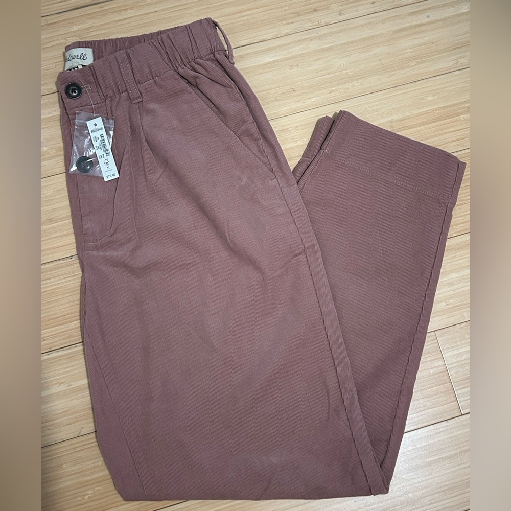Women’s Madewell Rose colored Corduroy Pants